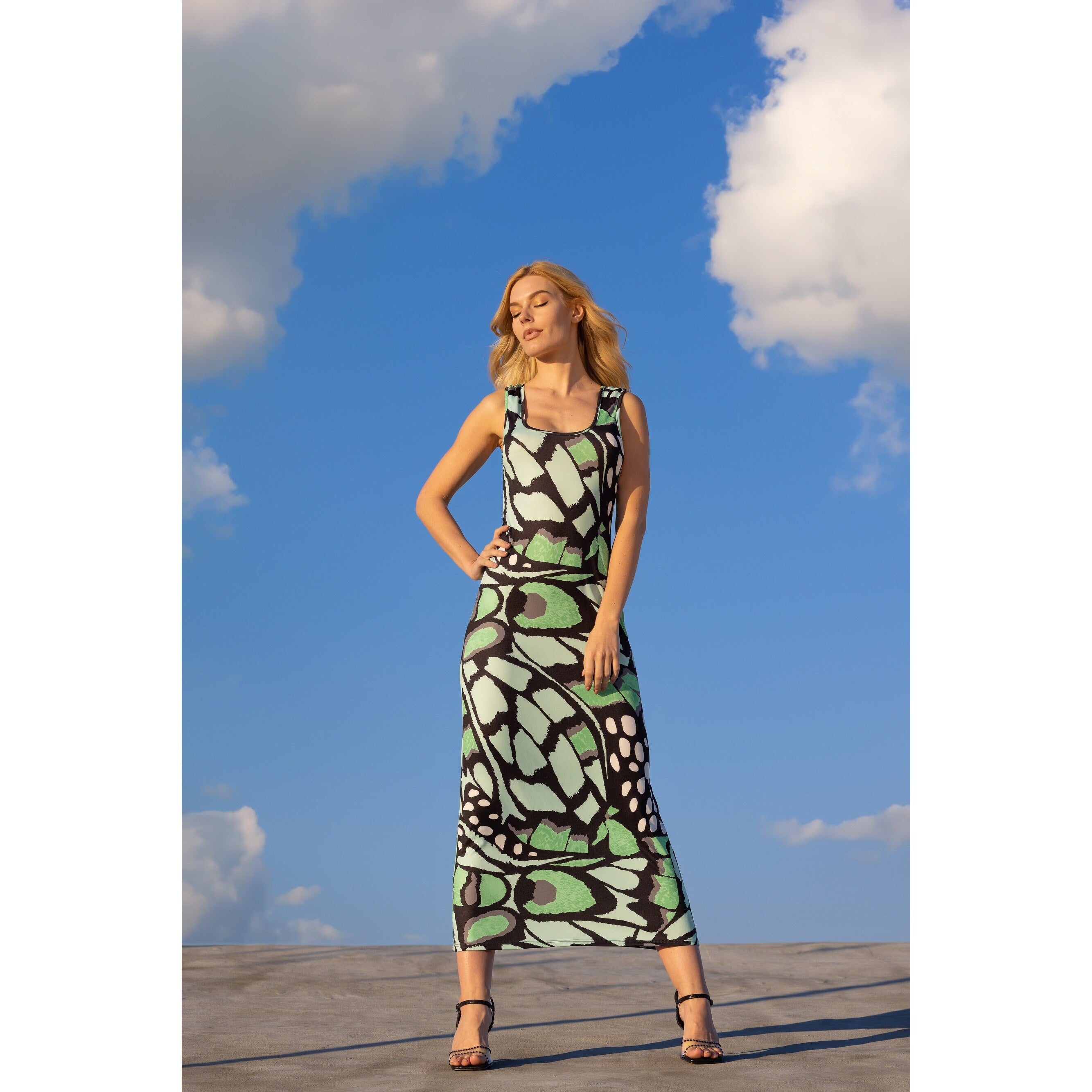 24seven-Comfort-Apparel-Womens-Green-Butterfly-Print-Casual-Razorback-Tank-Maxi-Dress_05566390-ad4e-4266-84d1-7356bc2f6cdc