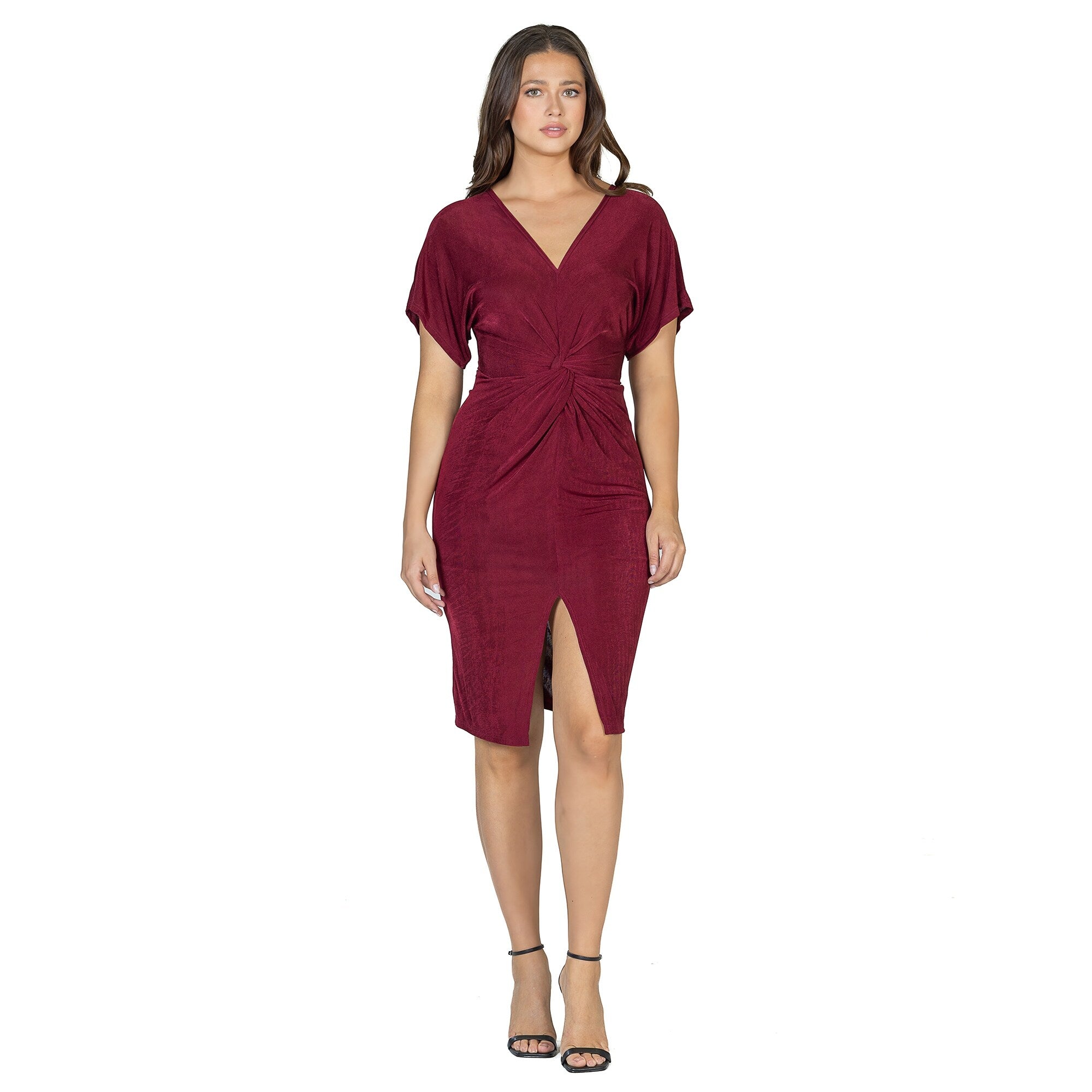 24seven-Comfort-Apparel-Womens-Short-Sleeve-V-Neck-Twist-Front-Split-Hem-Dress_098b346a-4212-4247-a686-af1933900f67